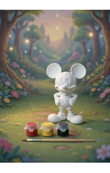 Mickey Mouse Boyama Seti 3 Renk Boya Ve Fırça Çocuklara Ve Sevdiklere Özel Mickey Mouse Boyama Seti 3 Renk Boya Ve Fırça Çocuklara Ve Sevdiklere Özel