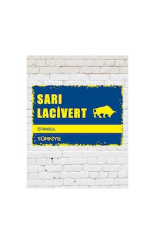 "fęnęrbahçe" Sarı Lacivert Şampiyon Taraftar Boğa Kadıköy Futbol Dekoratif Retro Tabela Mdf 20x30 - 848607241 "fęnęrbahçe" Sarı Lacivert Şampiyon Taraftar Boğa Kadıköy Futbol Dekoratif Retro Tabela Mdf 20x30 - 848607241
