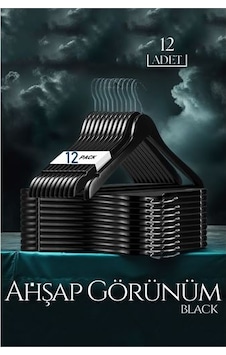 Modacar Siyah Ahşap Görünüm 12 Li Askı Seti Schönbuch Design Çok Renkli Modacar Siyah Ahşap Görünüm 12 Li Askı Seti Schönbuch Design Çok Renkli