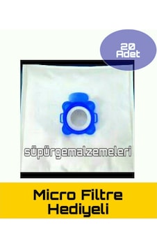 Rowenta Ro 5913 - 5999 Bez Toz Torbası 20 Adet - Filtre Hediyeli