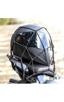 Motosiklet Kask Ve Bagaj Filesi Plastik Kancalı File 35x35 Cm Yeşil