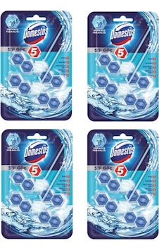 Domestos 5'li Güç Wc Blok Okyanus Ferahlığı 4'lü 2 x 55 G Domestos 5'li Güç Wc Blok Okyanus Ferahlığı 4'lü 2 x 55 G
