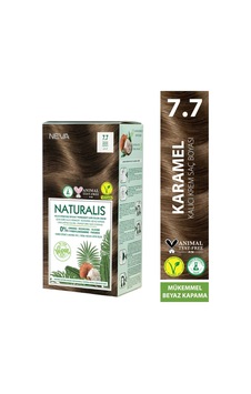 Nevacolor Naturalis Vegan Amonyaksız Karamel 7.7 Kalıcı Krem Saç Boyası Seti Nevacolor Naturalis Vegan Amonyaksız Karamel 7.7 Kalıcı Krem Saç Boyası Seti