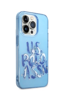 Apple iPhone Uyumlu 14 Pro Max Kılıf U.s. Polo Assn. Renkli Grafiti Baskılı Dizayn Kapak