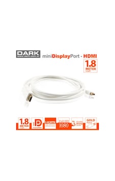 Dark Mdpxhdmıl180 1.8mt Mini Displayport To Hdmı Kablo Dark Mdpxhdmıl180 1.8mt Mini Displayport To Hdmı Kablo