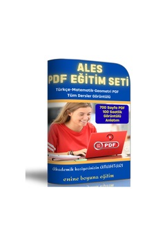 ALES Hazırlık Eğitim Seti (700 Sayfalık PDF Kitap + Görüntülü Dersler) ALES Hazırlık Eğitim Seti (700 Sayfalık PDF Kitap + Görüntülü Dersler)
