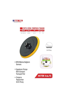 Bay-Tec MK0228 Cırtlı Disk Zımpara Tabanı 180 MM Bay-Tec MK0228 Cırtlı Disk Zımpara Tabanı 180 MM