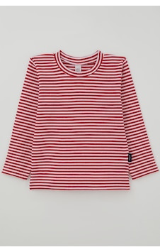Breeze Kız Bebek Uzun Kollu Tişört Çizgili 9 Ay - 3 Yaş , Kırmızı Breeze Kız Bebek Uzun Kollu Tişört Çizgili 9 Ay - 3 Yaş , Kırmızı
