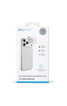 2'li İphone Duo Katlanabilir Uyumlu Ar Clear Şeffaf Kamera Lens Koruyucu Ultra Hd