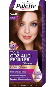 Palette Natural Göz Alıcı Renkler Saç Boyası 5 - 68 Kestane