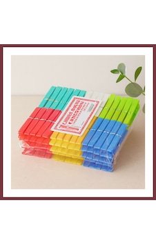 Storeşahin Plastik Çamaşır Mandalı 144lü Gökkuşağı Shn0720 Çok Renkli Storeşahin Plastik Çamaşır Mandalı 144lü Gökkuşağı Shn0720 Çok Renkli
