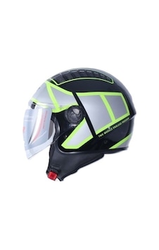 Ncr 230 Yarım Yazlık Kask Siyah Sarı Grafik Ece Belgeli Diğer Ncr 230 Yarım Yazlık Kask Siyah Sarı Grafik Ece Belgeli Diğer