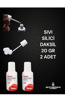 2 Adet 20 Gram Sıvı Silici Daksil Fırçalı