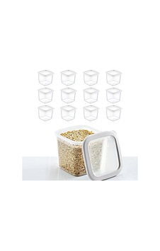 12'li Set Skali Kare Saklama Kabı Beyaz 740 Ml Sku: Zeusb0dpq5tzp1 150 Mm 12'li Set Skali Kare Saklama Kabı Beyaz 740 Ml Sku: Zeusb0dpq5tzp1 150 Mm