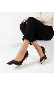 Dmr Elegance Alis Kahverengi Saten Stiletto Ayakkabı Renkli Dmr Elegance Alis Kahverengi Saten Stiletto Ayakkabı Renkli