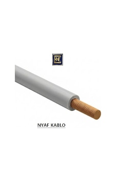Enfe Elektrik 0,34 Mm² Nyaf Kablo - Çok Telli Esnek Bakır Tesisat Kablosu 5 Metre Rulo Gri Enfe Elektrik 0,34 Mm² Nyaf Kablo - Çok Telli Esnek Bakır Tesisat Kablosu 5 Metre Rulo Gri