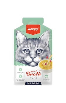 Wanpy Ton Balıklı Tahılsız Kedi Çorbası 50gr X 12 Adet