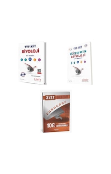 2027 Limit Tyt Ayt Biyoloji El Kitabı + Dopamin Soru + Anla Kazan Paragraf Deneme 3'lü Set 2027 Limit Tyt Ayt Biyoloji El Kitabı + Dopamin Soru + Anla Kazan Paragraf Deneme 3'lü Set