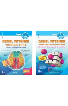 1. Sınıf Bilsem Genel Yetenek Yaprak Test+Genel Yetenek Düşünce Becerilerini Geliştirme
