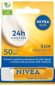 Nivea Sun Spf50 Yüksek Güneş Koruyucu Dudak Bakım Kremi 4.8 Gr Nivea Sun Spf50 Yüksek Güneş Koruyucu Dudak Bakım Kremi 4.8 Gr