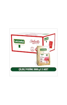 Lezzetçi Çilekli Puding 3 x 3 KG Lezzetçi Çilekli Puding 3 x 3 KG