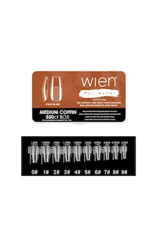Wien Yeni Nesil Protez Tırnak Jel Tips Soft Gel Tips Medium Coffin 550 Adet 41084629