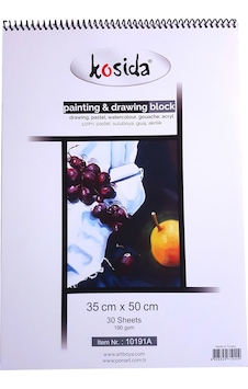 Ponart - Kosida Painting & Drawing Block 35x50 Resim 190 G 30yp. Ponart - Kosida Painting & Drawing Block 35x50 Resim 190 G 30yp.