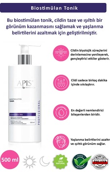 Apis Natural Exosomes Pro Bitkisel Egzosom İçeren Biyostimüle Edici Tonik 500 ML Apis Natural Exosomes Pro Bitkisel Egzosom İçeren Biyostimüle Edici Tonik 500 ML