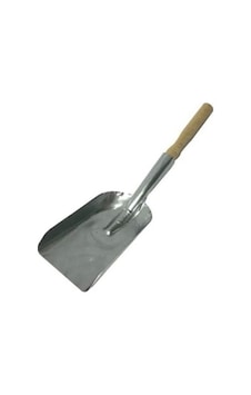 Metal Küçük - Dar Galvaniz Kürek Ahşap Saplı 4172 Çok Renkli