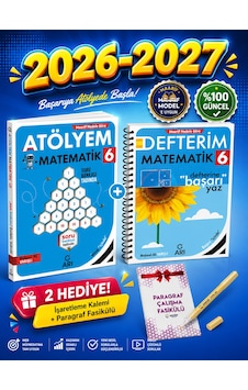 Arı Yayınları 6. Sınıf Matematik Atölye + Akıllı Defter Seti 2027 Maarif Model