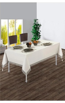 Fileli Masa Örtüsü 160 X 220 Krem Fileli Masa Örtüsü 160 X 220 Krem