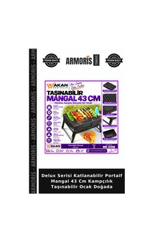 Delux Serisi Katlanabilir Portaif Mangal 43 Cm Kampçılık Taşınabilir Ocak Doğada Çok Renkli Delux Serisi Katlanabilir Portaif Mangal 43 Cm Kampçılık Taşınabilir Ocak Doğada Çok Renkli