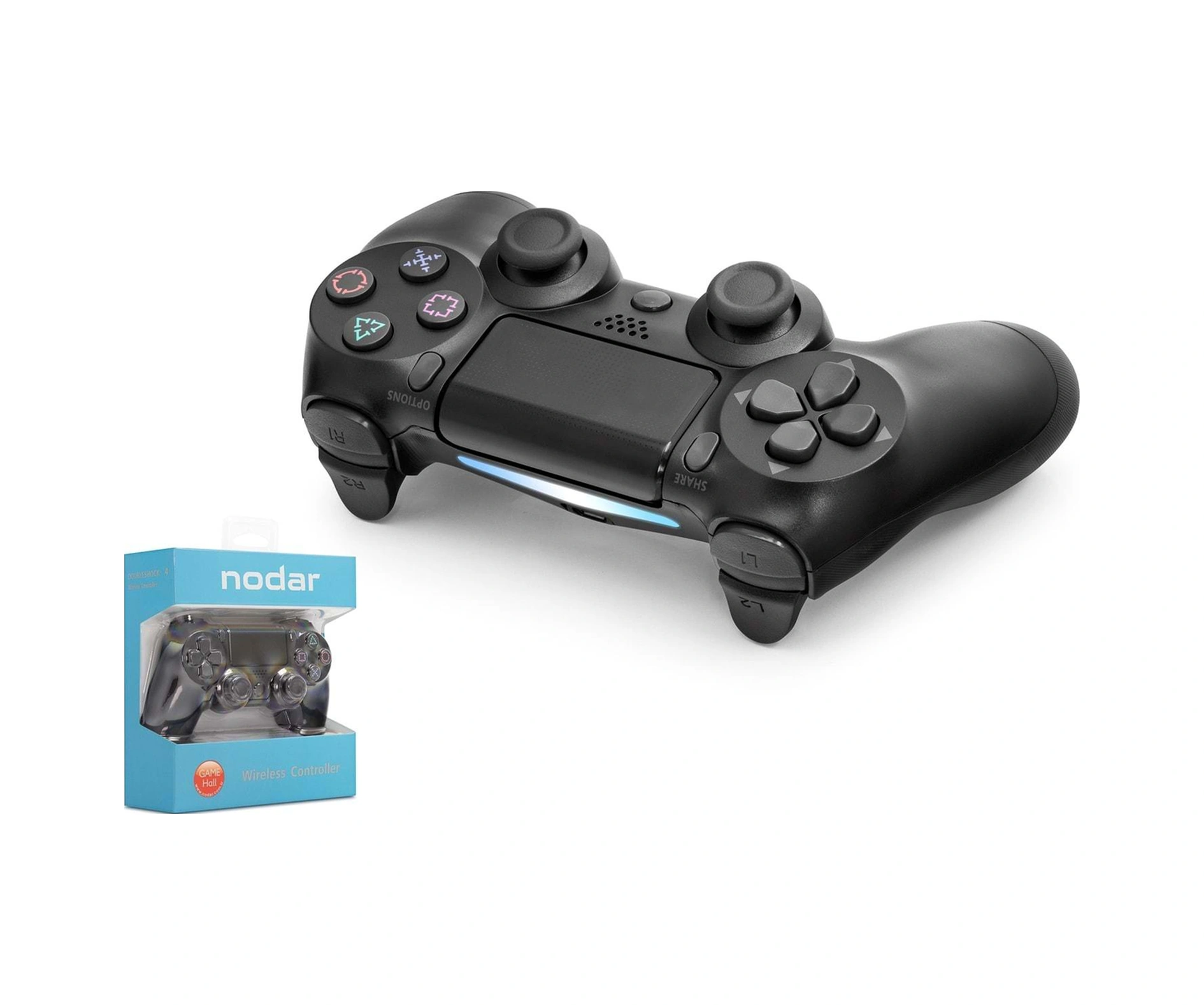 Nodar Nd400 Dualshock Titreşimli Ps4 Kablosuz Oyun Kolu - Siyah Nodar Nd400 Dualshock Titreşimli Ps4 Kablosuz Oyun Kolu - Siyah