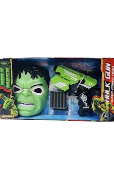 Ozzi Toys Maskeli Hulk Dart Atan Silah
