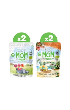Mom Organık Lolıpop Karısık 2'li Set Meyvelı+ Tropıcal 220 G Mom Organık Lolıpop Karısık 2'li Set Meyvelı+ Tropıcal 220 G