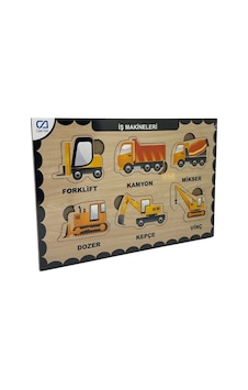 Ca Games Ahşap Puzzle İş Makineleri 19x29 Ca Games Ahşap Puzzle İş Makineleri 19x29