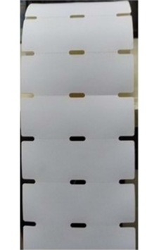 Ermet 38x100 Çentikli Delikli Karton Raf Etiketi 350"li Yatay Ermet 38x100 Çentikli Delikli Karton Raf Etiketi 350"li Yatay