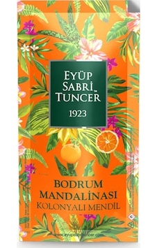 Eyüp Sabri Tuncer Bodrum Mandalinası Küçük Boy Kolonyalı Mendil 50'Li Eyüp Sabri Tuncer Bodrum Mandalinası Küçük Boy Kolonyalı Mendil 50'Li