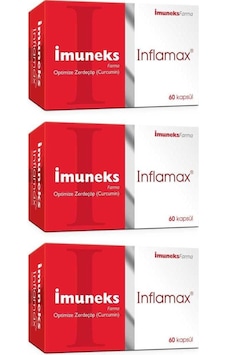 Imuneks Inflamax Optimize Zerdeçöp Curcumin 60 Kapsül 3 Adet Imuneks Inflamax Optimize Zerdeçöp Curcumin 60 Kapsül 3 Adet
