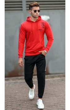 Madmext Kırmızı Baskılı Erkek Sweatshirt 5313 Kırmızı Madmext Kırmızı Baskılı Erkek Sweatshirt 5313 Kırmızı