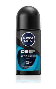 Nivea Men Deep Beat Aktif Karbon Erkek Roll-On Deodorant 50 ML