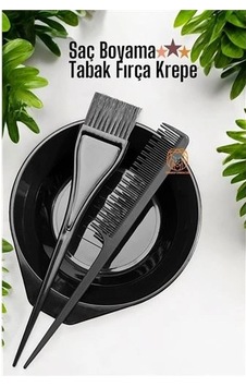 Saç Boyama Tabak Fırça Krepe Tarak Seti 715725 Saç Boyama Tabak Fırça Krepe Tarak Seti 715725