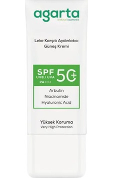 Agarta - Güneş Kremi Leke Karşıtı Aydınlatıcı Doğal 50 Ml
