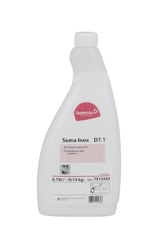 Diversey Suma Inox D7.1 Paslanmaz Çelik Temizleyici ve Parlatıcı 750 ML Diversey Suma Inox D7.1 Paslanmaz Çelik Temizleyici ve Parlatıcı 750 ML