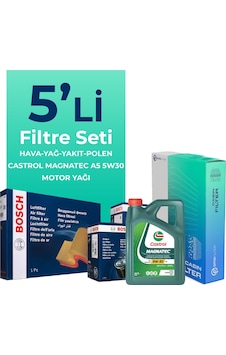 Bosch Isuzu D-Max 1.9 Filtre Bakım Seti Castrol Motor Yağlı (2017-2023) 5 Li Bosch Isuzu D-Max 1.9 Filtre Bakım Seti Castrol Motor Yağlı (2017-2023) 5 Li