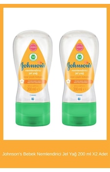 Johnsons Bebek Nemlendirici Jel Yağ Bebek Yağı 200 ML x 2 Adet Johnsons Bebek Nemlendirici Jel Yağ Bebek Yağı 200 ML x 2 Adet