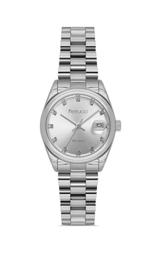 Ferrucci Fer.03609m.01 Çelik Kordon Kadın Kol Saati Metalik Gri Ferrucci Fer.03609m.01 Çelik Kordon Kadın Kol Saati Metalik Gri