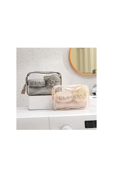 Arvale Classico Seyahat Seti Banyo Seti Bej - Duş Lifi, Sabunluk, Tarak Ve Ayna Kapaklı Makyaj Kutusu 285 ML Arvale Classico Seyahat Seti Banyo Seti Bej - Duş Lifi, Sabunluk, Tarak Ve Ayna Kapaklı Makyaj Kutusu 285 ML