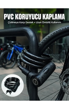 Mey İthalat 24 Mm Kalın Çelik Halat İle Motosiklet Ve Bisikletiniz İçin Güçlü Güvenlik Mey İthalat 24 Mm Kalın Çelik Halat İle Motosiklet Ve Bisikletiniz İçin Güçlü Güvenlik