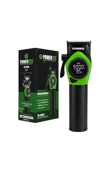 Powertec Tr-5100 Göstergeli Ayarlanabilir 9000 Rpm Hız Kaydırmaz Gövdeli Tıraş Makinesi Yeşil Powertec Tr-5100 Göstergeli Ayarlanabilir 9000 Rpm Hız Kaydırmaz Gövdeli Tıraş Makinesi Yeşil